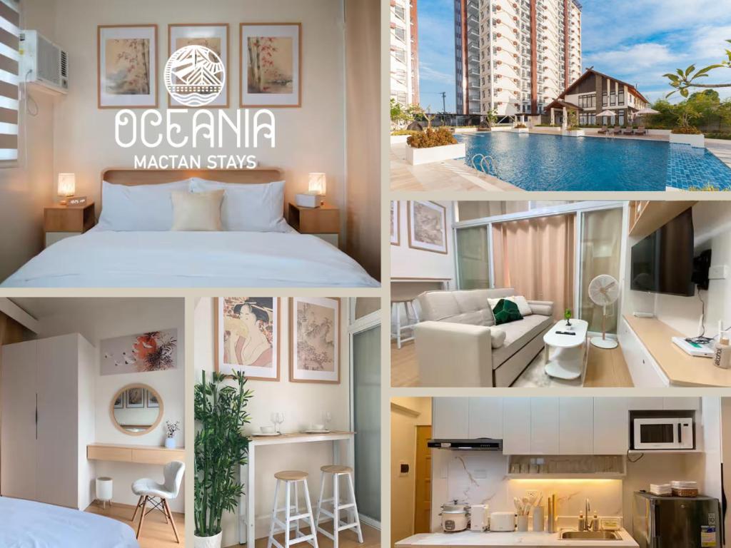 Cozy Muji Room 1BR with Balcony in Royal Oceancrest Mactan near Mactan Airport