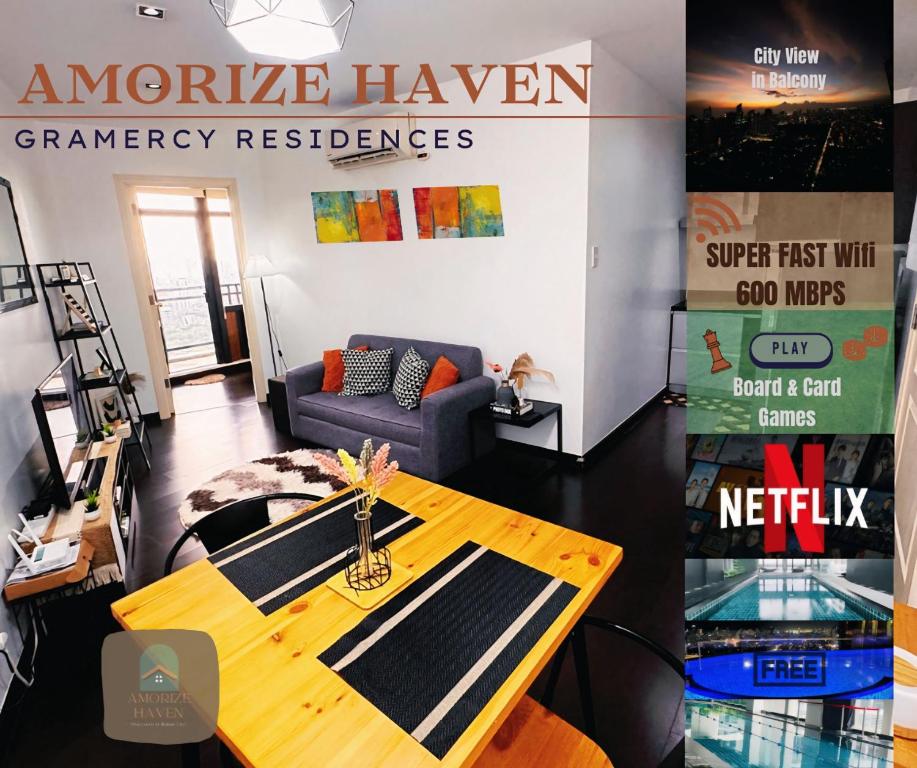 Gramercy Residences NEW! Tranquil 1BR Suite, 600mbps WIFI, Netflix & FREE Amenities