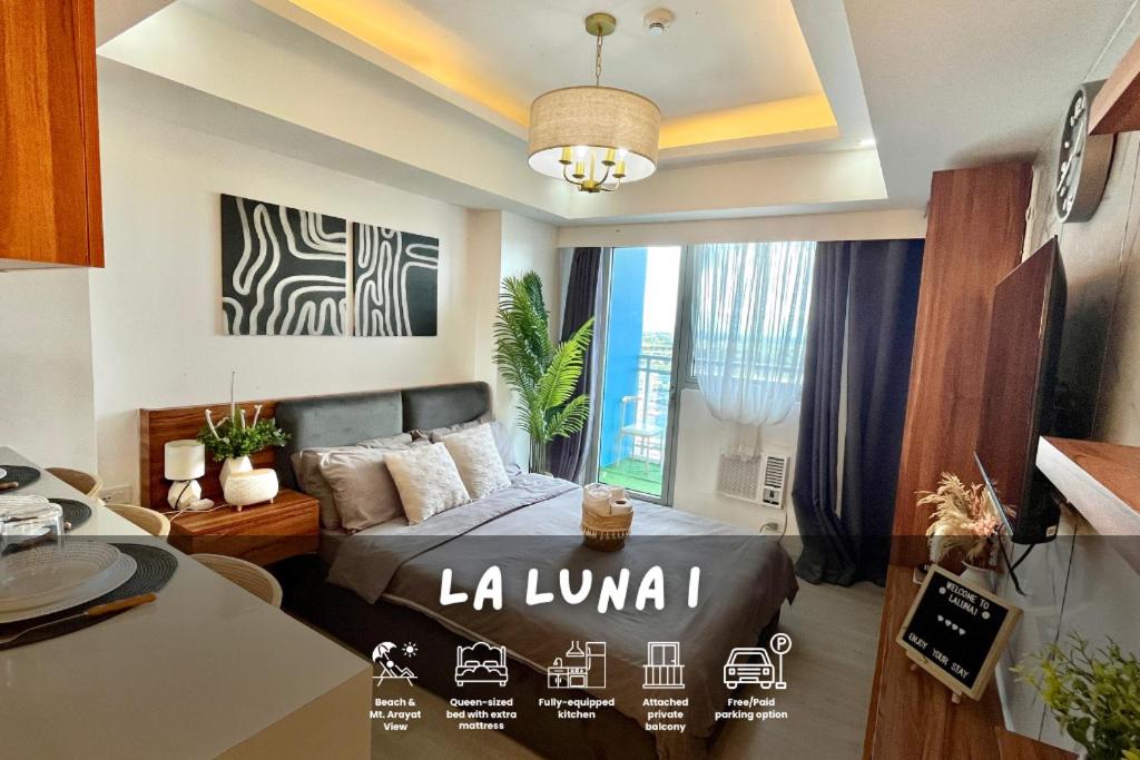 La Luna I - Premium Studio with Huge Balcony & Mt Arayat View