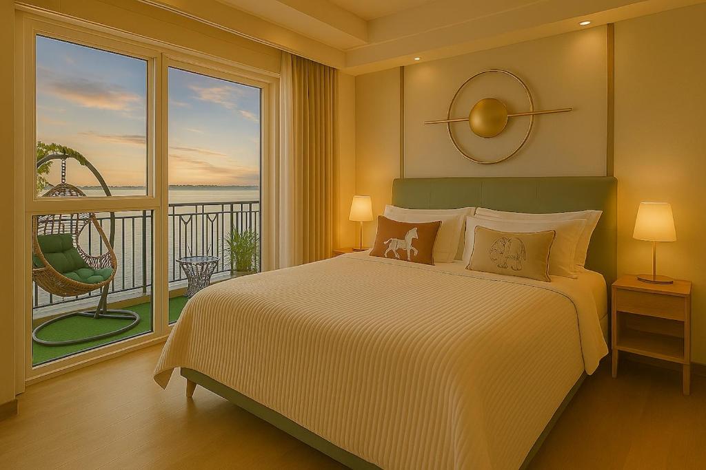 Lovely & Luxury 1BR near Solaire, Okada w Sunset