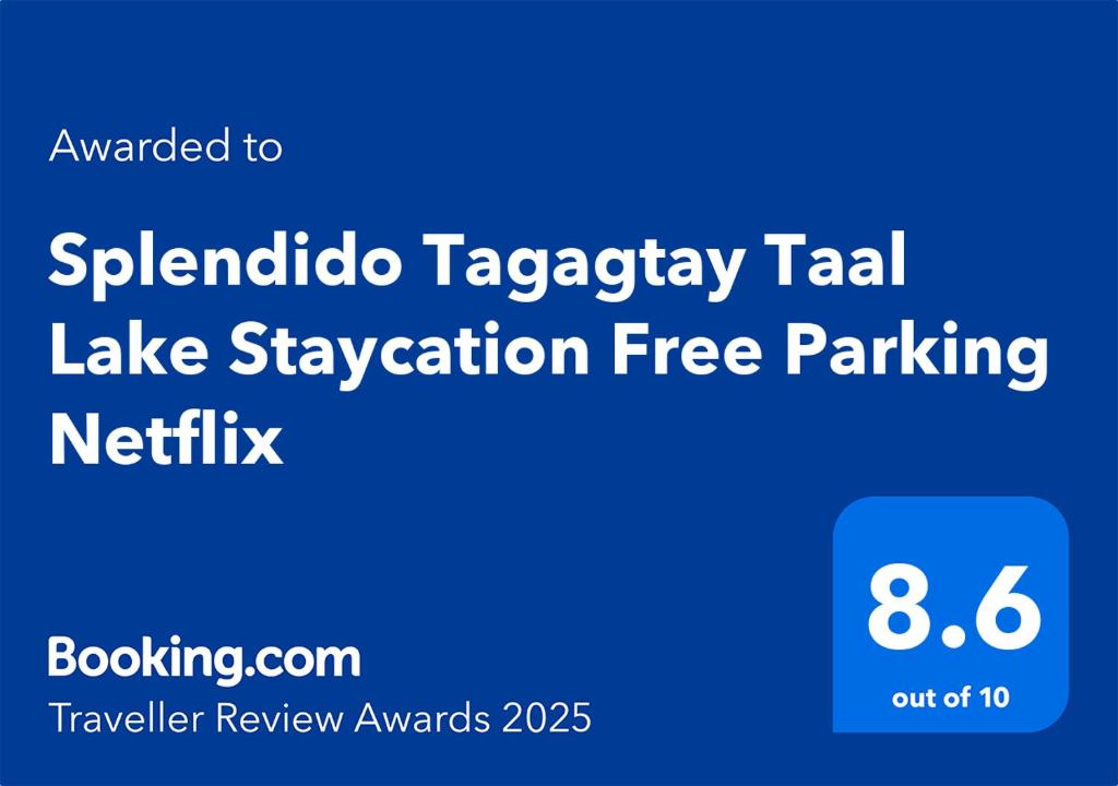 Splendido Tagagtay Taal Lake Staycation Free Parking Netflix No Free Pool